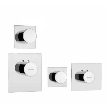 Bossini Oki Термостат для душа, встраиваемый, с девиаторм/запорным вентилем на 1 или 2 выхода, уст-к