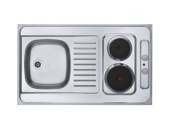 Oдинарный Сифон FI 114 POP UP с вертикальным переливом для гранитных моек