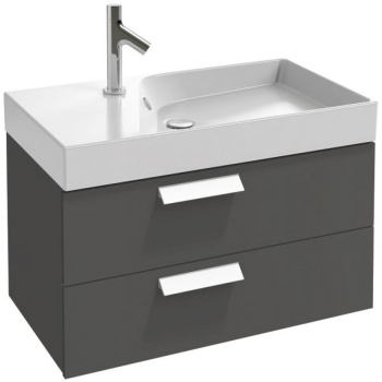 Тумба под раковину 80 см Jacob Delafon Rythmik EB1303-N14 серый антрацит