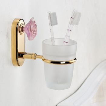 Стакан THG Rose U5J-F01-536 полированное золото