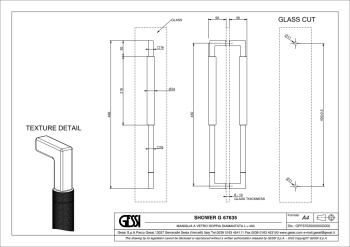 Ручка смесителя Gessi 67635.726 Warm Bronze Brushed PVD
