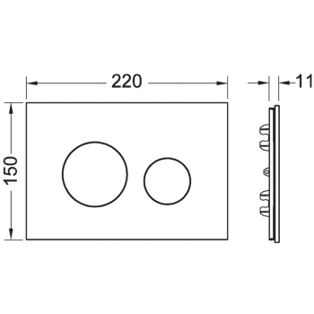 Панель смыва  Tece Teceloop 9240613 белый