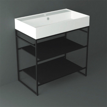 Тумба под раковину напольная Simas Agile AGSA81 81x72 см черный