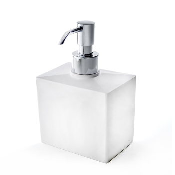 3SC Mood White Дозатор настольный, цвет: белый матовый/хром MW01DASL