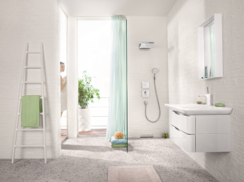 Шланговое подсоединение Hansgrohe Fixfit Square 26455000, хром