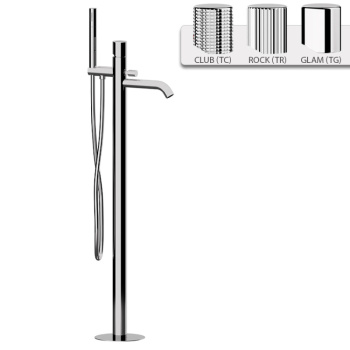 Смеситель для ванны Daniel Trilogy TG678DP золото брашированное