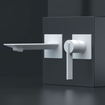 Смеситель для раковины Daniel Club ANC632P14 белый матовый