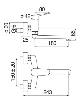Смеситель для кухни Nobili Blues BS101115CR хром
