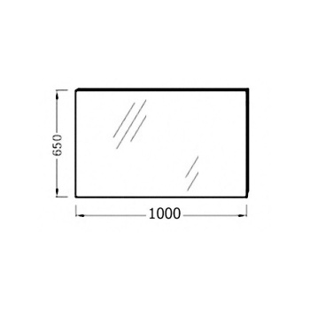 Зеркало Jacob Delafon Parallel 140 (EB1420-NF) c подсветкой