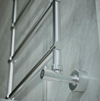 Полотенцесушитель водяной Margaroli Sole 4423705BNN 90x44 никель