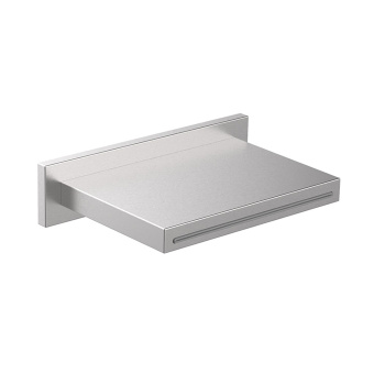 Almar Waterfall Излив из стены, каскадный, 20х14см, цвет: полированная сталь E044086.MS