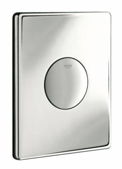 Панель смыва для унитаза GROHE Skate 1 режим смыва, хром 38573000