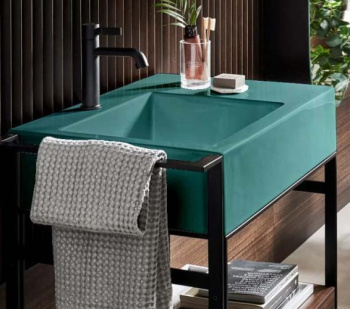 Раковина накладная Cielo I Narcisi NALAMSXSF PM 76 см левая серый