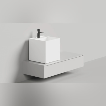 Раковина накладная Salini Armonia SQUARE TOP 03 S-Stone 130523TMF