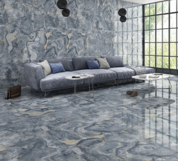 Керамогранит Neodom Onyx Azul Onyx Polished 80x160 см N20489