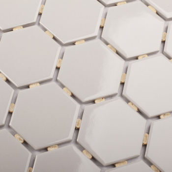 Керамическая мозаика Starmosaic Geometry Hexagon Small Grey Glossy (mt20116) 265x2786 шт