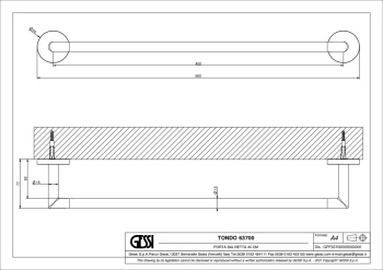 Полотенцедержатель Gessi Tondo 63700.031 Chrome