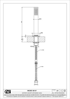 Душевой набор Gessi Inciso 58137.299 Matte Black
