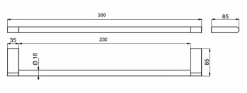 Решетка Tece Tecedrainline 87.75 610970 сталь