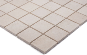 Мозаика натуральный мрамор Starmosaic Classic 48x48 Crema Marfil Matt (jmst073) 305x305x8 шт