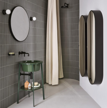 Раковина встраиваемая Cielo I Catini Catino Tondo CALAT SM 50 см зеленый