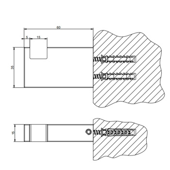 Крючок Gessi Rettangolo 20921.099 Black Xl