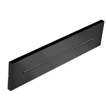 Almar Waterfall Излив настенный 35х8см, водопад, цвет: Black Matt E044274.MB