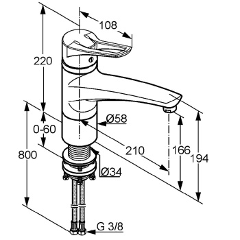 Смеситель для кухни Kludi Mx 399340562