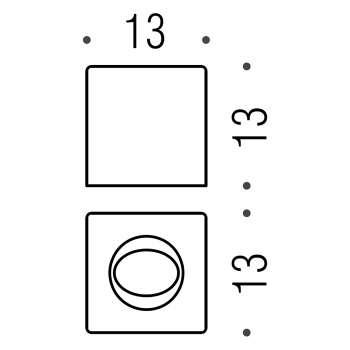 Диспенсер санитарный Colombo Complementi 13х13см., ABS, хром B9996.CR
