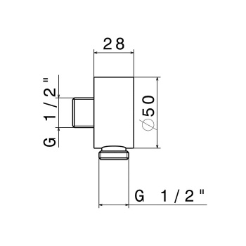 Монтажная часть OLE для душевого гарнитура Kerama Marazzi золотой атласный 2299KM.M0.071