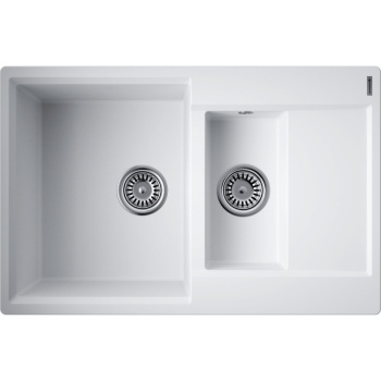 Мойка кухонная Omoikiri Daisen 78-2T-WH белая 4993530