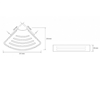 Мыльница Bemeta Cytro 102308061