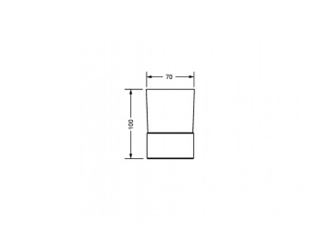 Стакан Jorger Exal 632.00.046.095 mink