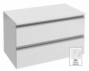 Тумба для ванной 80 см Jacob Delafon Vox EB2061-RA-NR4, белый мрамор