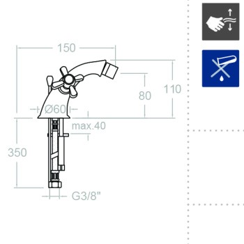 Смеситель для биде Ramonsoler Gaudi 3103C