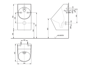 Писсуар Toto PUBLIC UWN926EBS#XW