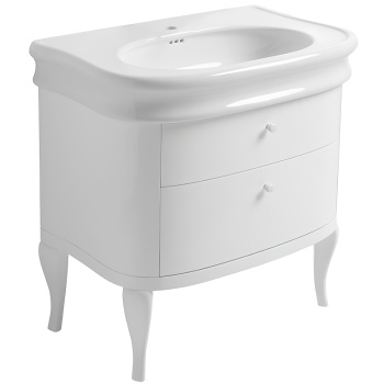 Раковина подвесная Simas Lante LA 11/1 hole 90 см белый