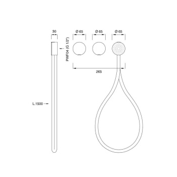 Смеситель для ванны CЕА Design Giotto Plus GIO 83 SG S сталь