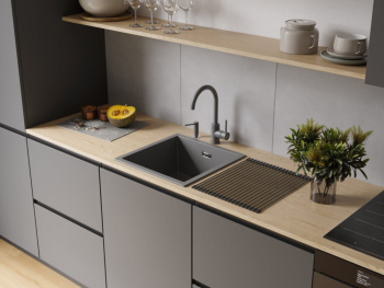 Мойка кухонная Omoikiri Yamakawa 45-U/I azur blue 4993254