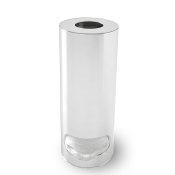 3SC Metal Tonda Контейнер для ватных дисков, настольный, цвет: белый матовый MET47ABO