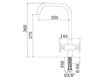 Смеситель для кухни Mamoli PROGRAMMA CUCINA 721800000001