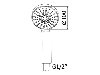 Ручной душ Mamoli SHOWER PROGRAM 3330001