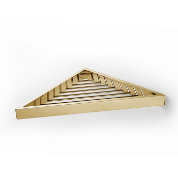 3SC SK Полочка-решетка 36х18хh3см, угловая, цвет: золото 24к. Lucido SK2AGD