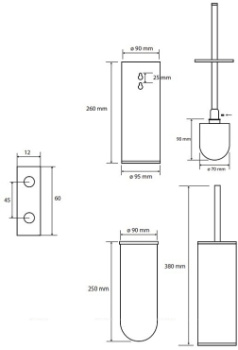 Ерш Bemeta Sablo 160313060 золото браш