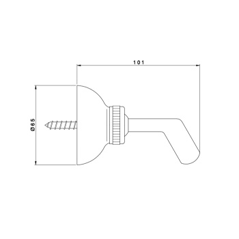 Держатель ручного душа Nicolazzi Doccia бронза C7125BZ