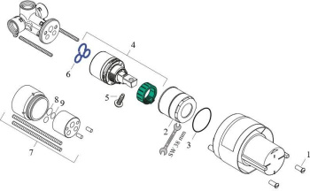 Смеситель для душа Hansgrohe 71658670S черный
