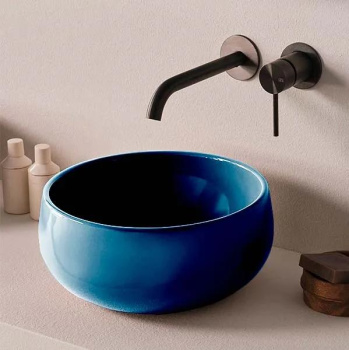 Раковина накладная Cielo Le Bacinelle BATO30 OL 30 см синий