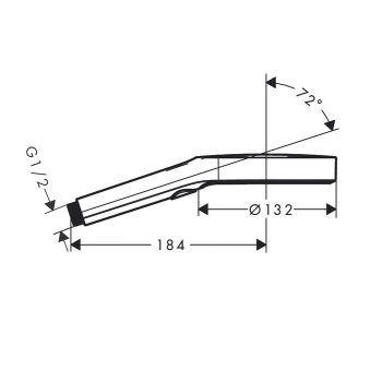 HG Rainfinity Ручной душ 130 3jet, EcoSmart, шлифованный черный хром
