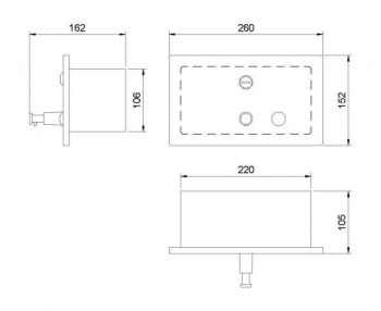 Диспенсер для жидкого мыла Nofer Inserts 03202.S