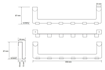 Вешалка Bemeta Neo 101106235